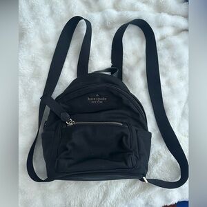Kate Spade Black Interior Backpack